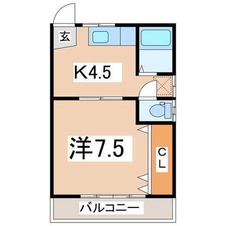 郡山駅 バス10分  久保田変電所下車：停歩7分 2階の物件間取画像